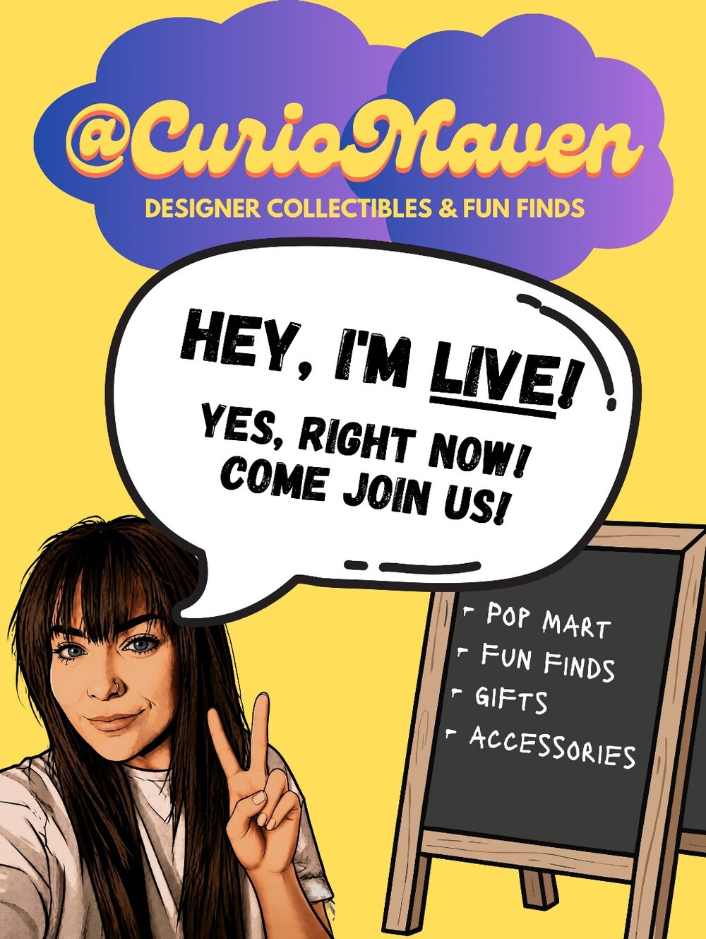 ✨ LIVE! ✨ CurioMaven Is Live with Designer Toys And Collectibles 🧸